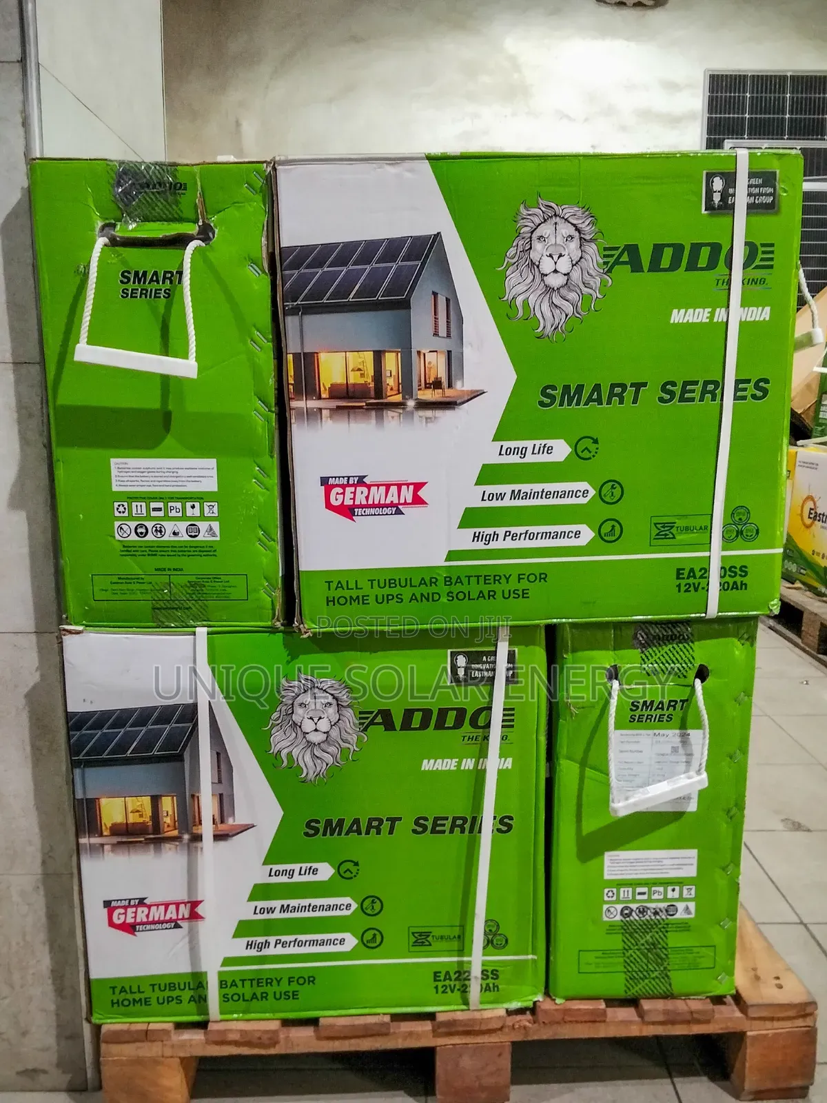 12v 220ah Addo Tubular Battery