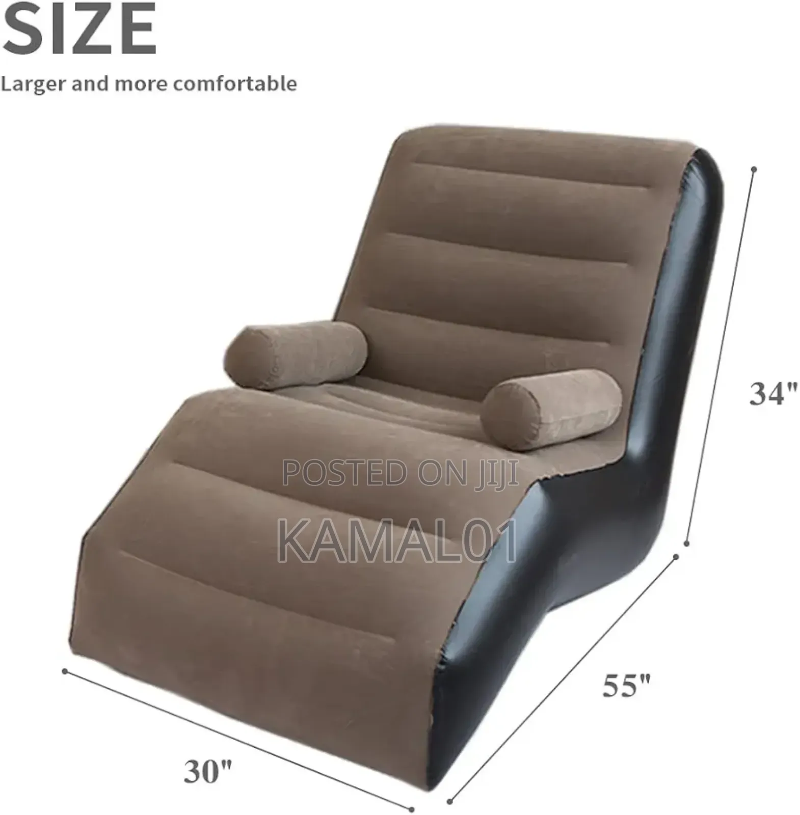Inflatable Indoor Living Room Chair Lounge With Handrails