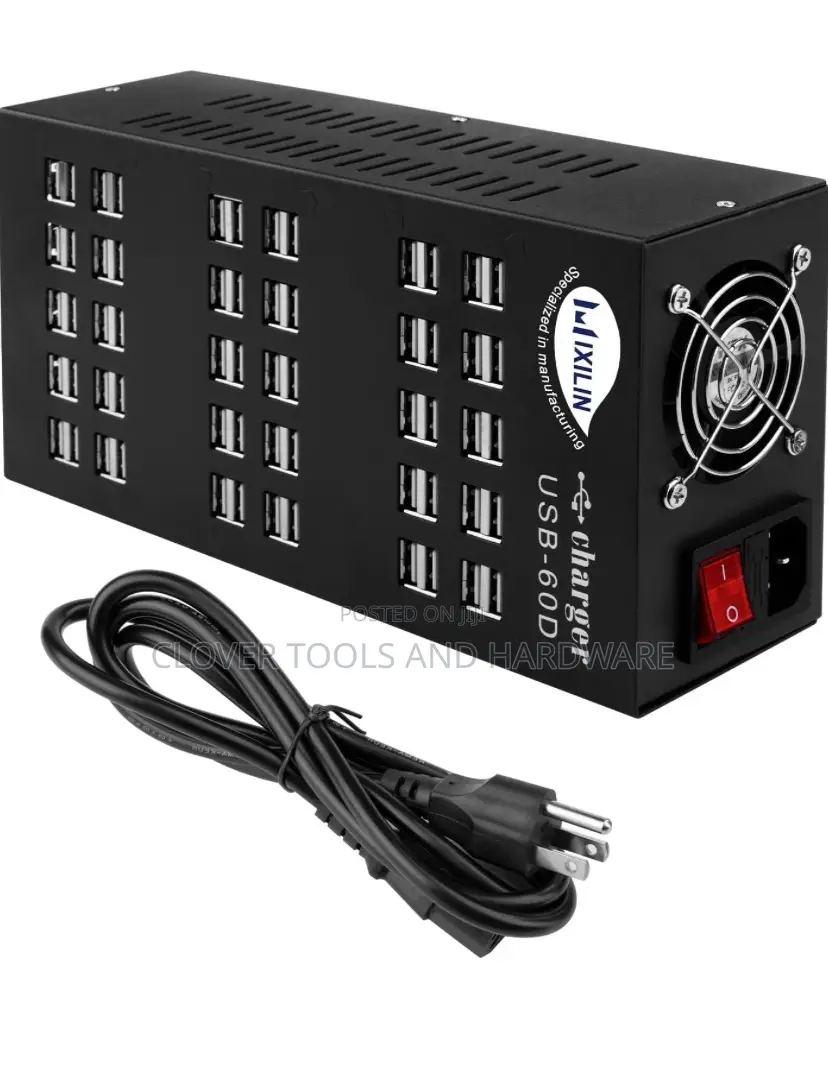 Super-Fast Multi 60 Port Usb Charging Station SMT Protection