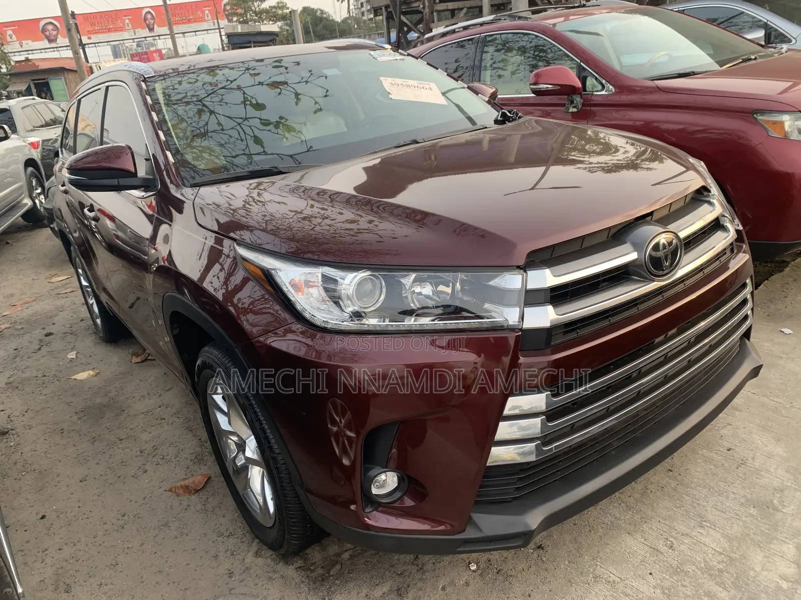 Toyota Highlander Limited 2019 Red