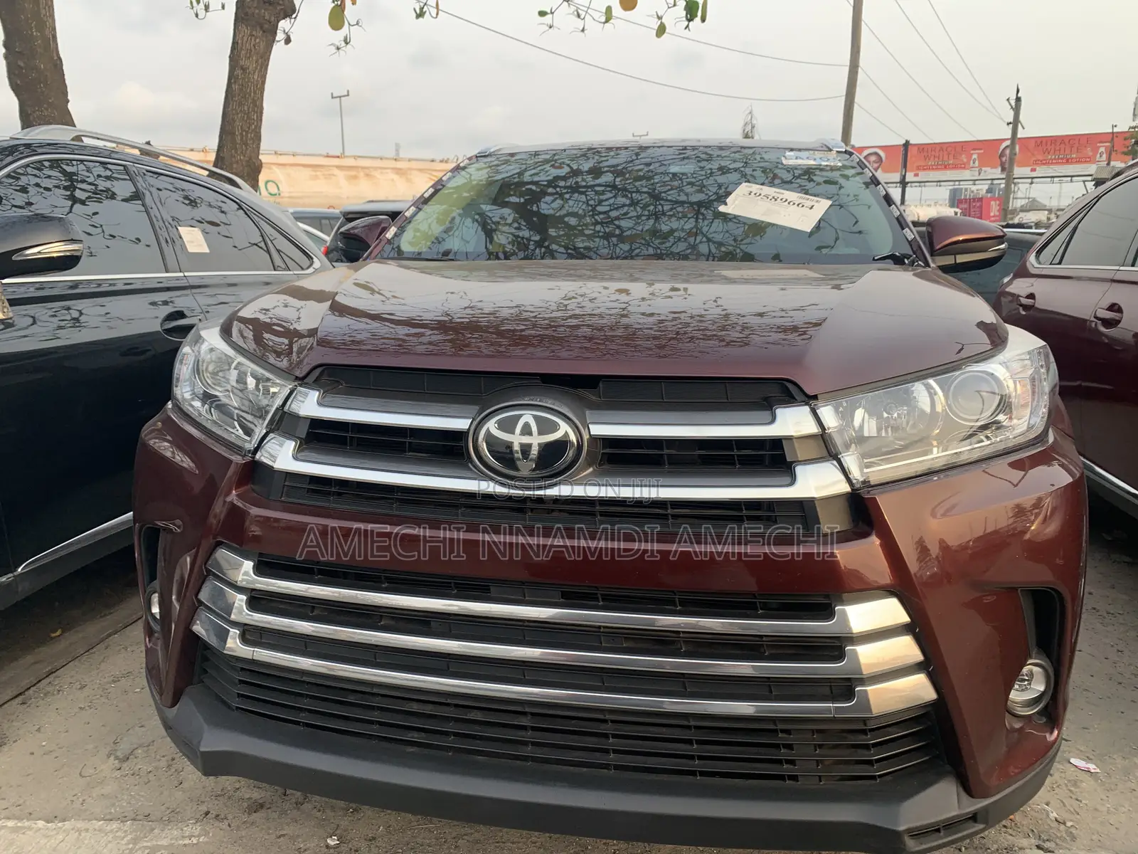 Toyota Highlander Limited 2019 Red