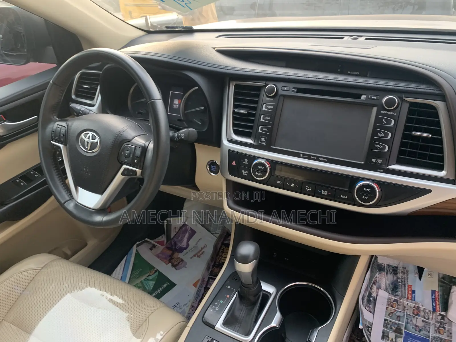 Toyota Highlander Limited 2019 Red