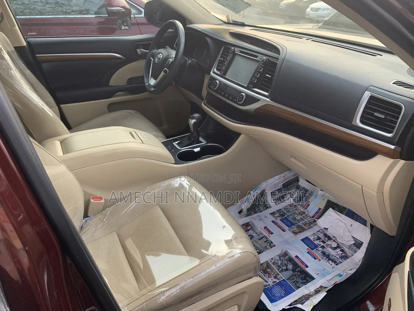 Toyota Highlander Limited 2019 Red