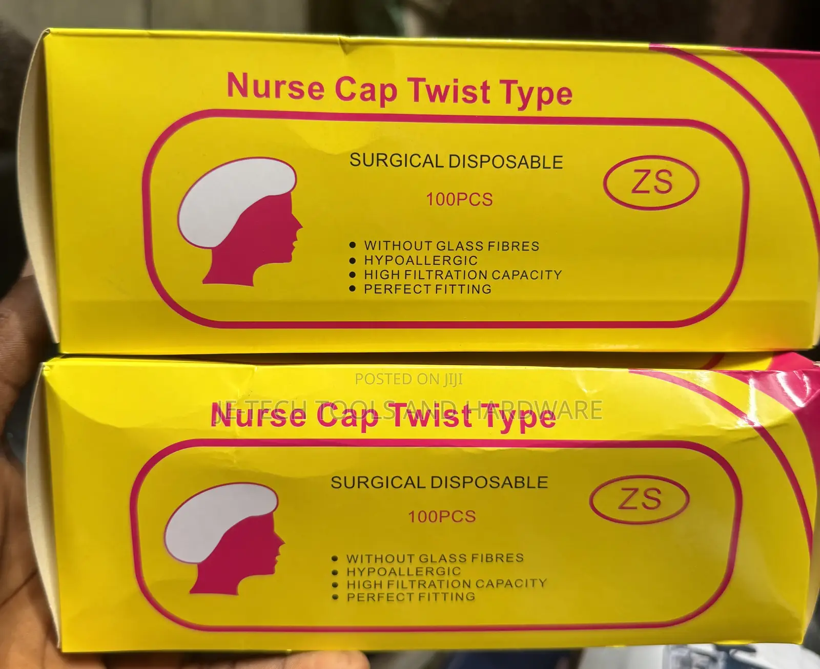 Nurse Cap Twist Type Surgical Disposable 100pcs