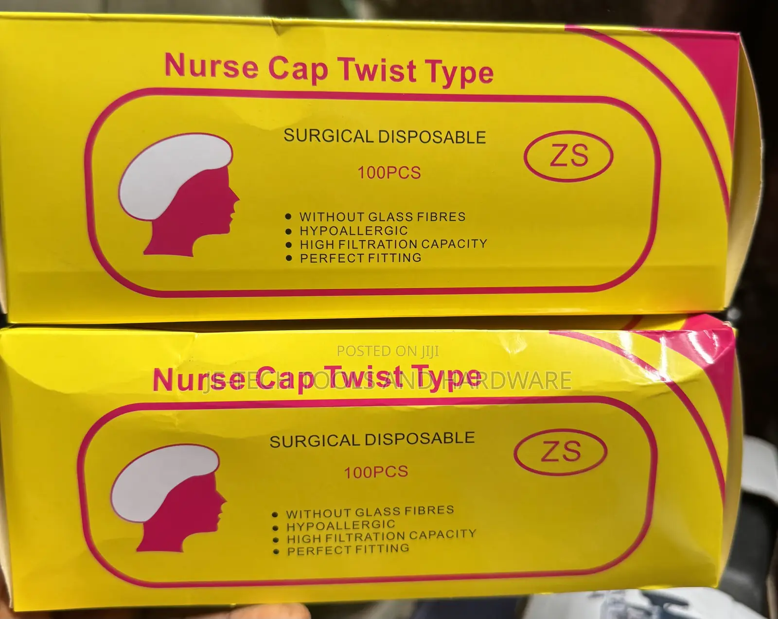Nurse Cap Twist Type Surgical Disposable 100pcs
