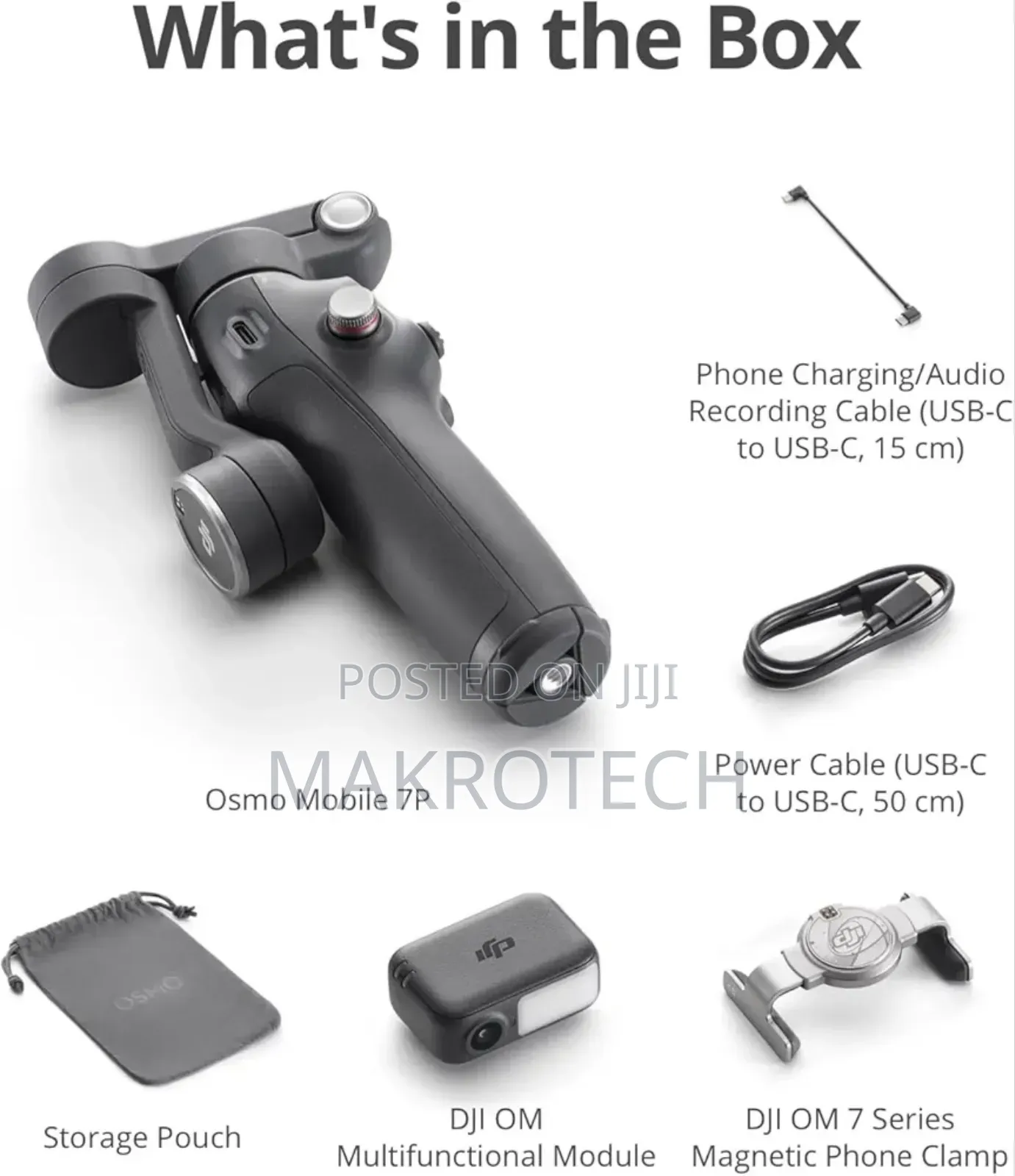 Dji Osmo Mobile 7p Gimbal Stabilizer For iPhone, Android,