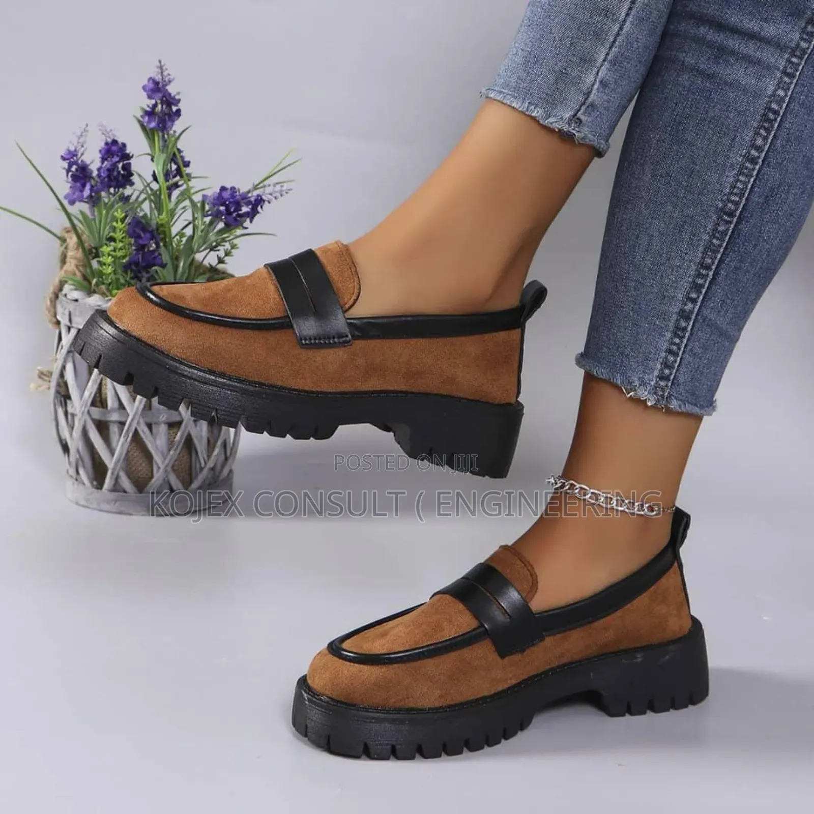 Animal Skin Female Loafers