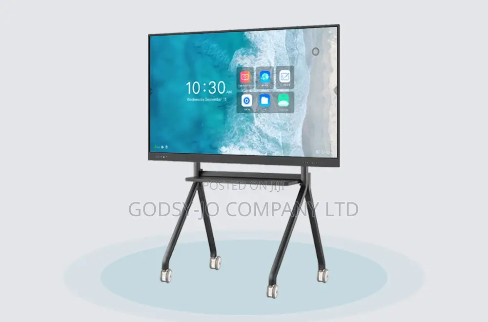 TV Trolley Stand 55–110 Inch,Mobile Stand for Interactive Smart Panel