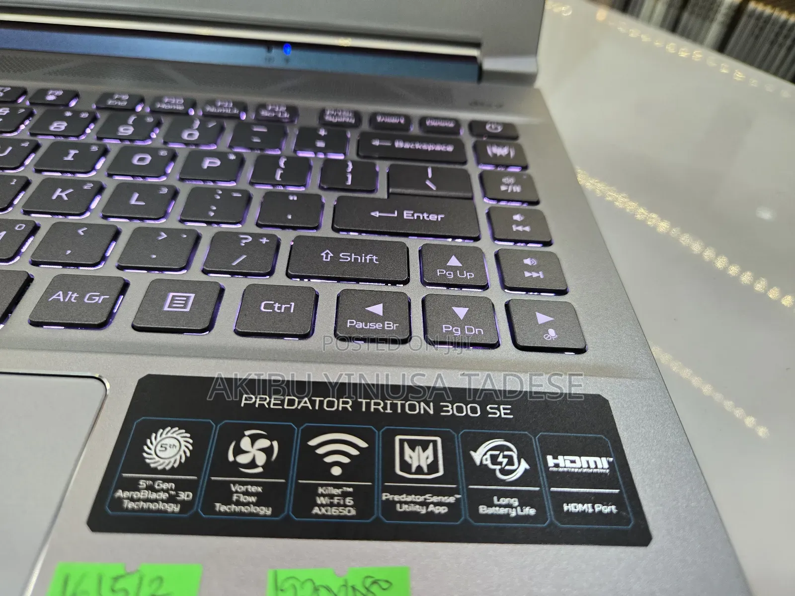 Laptop Acer Predator Triton 300 16GB Intel Core I7 SSD 512GB