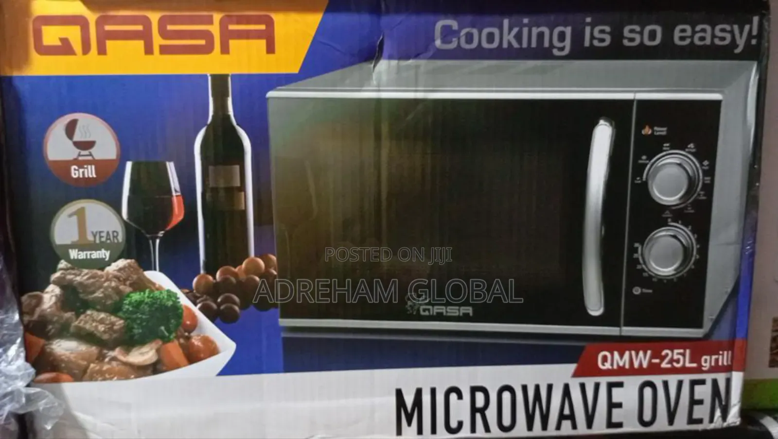 Qasa 25 L Microwave With Grill