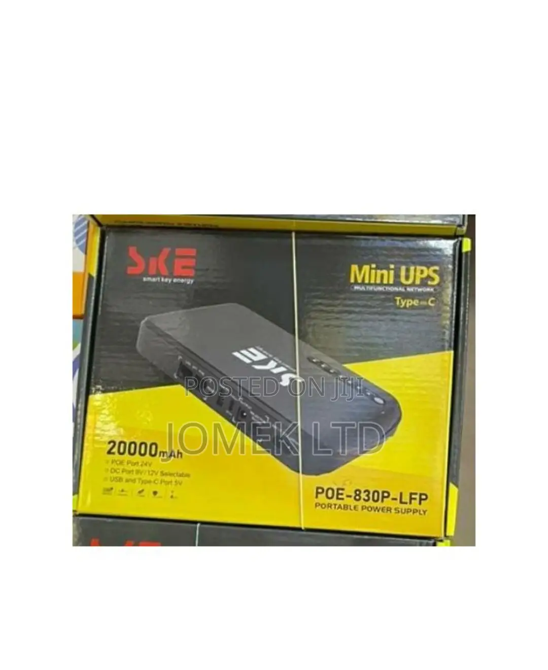 20000mah Mini Dc Ups Poe Power Bank for Wifi Router, CCTV