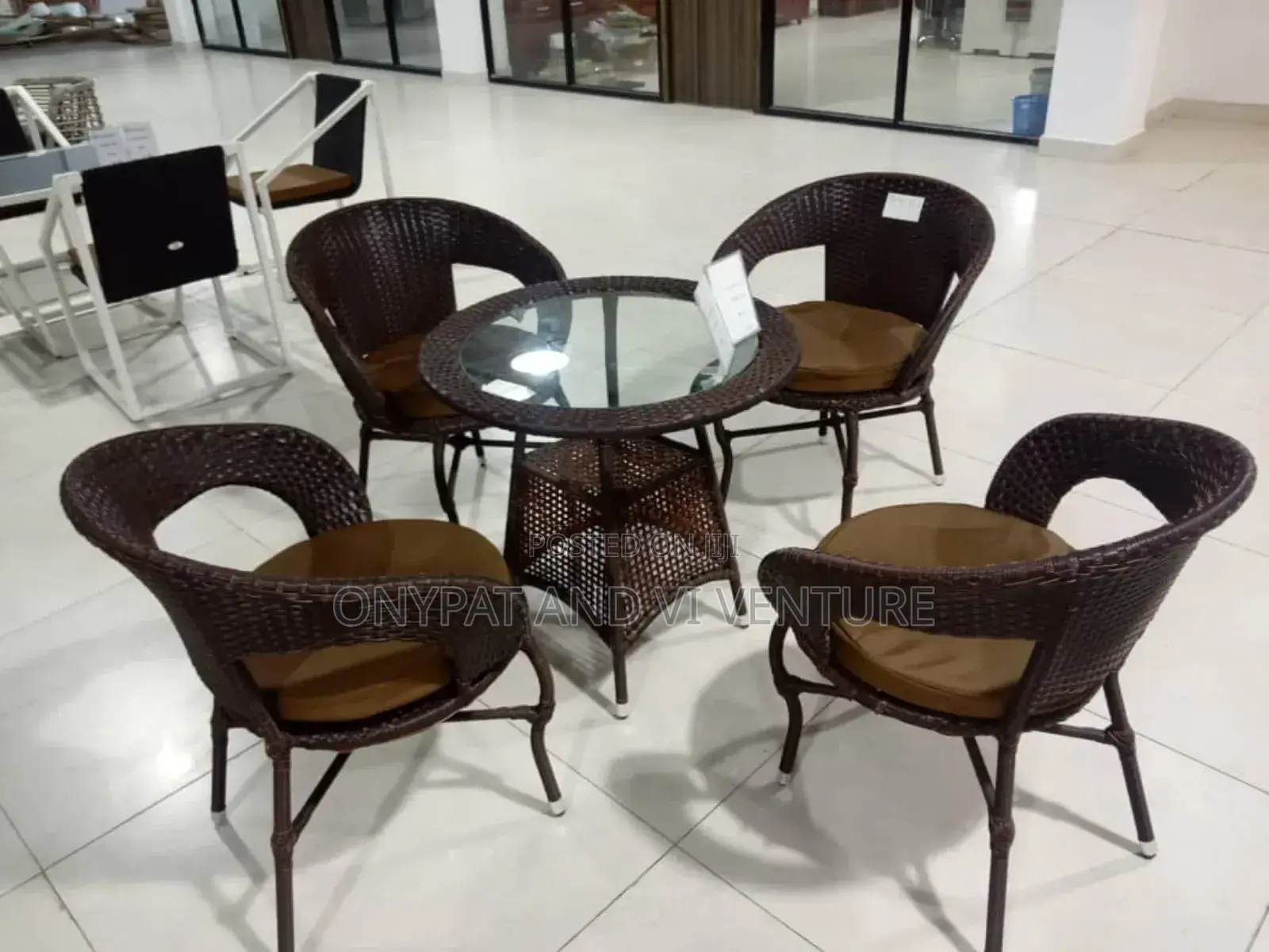 Modern Outdoor Rattan Set With Cushion