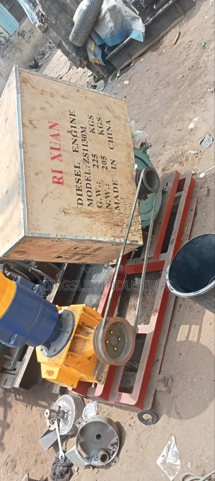 Pellet Machine Animal Food Processing 300kg Diesel Engine