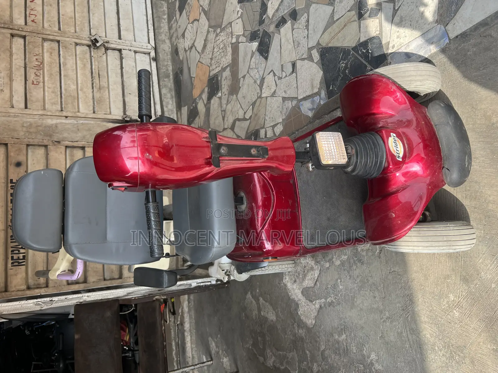 Red Standard Scooter Wheelchair