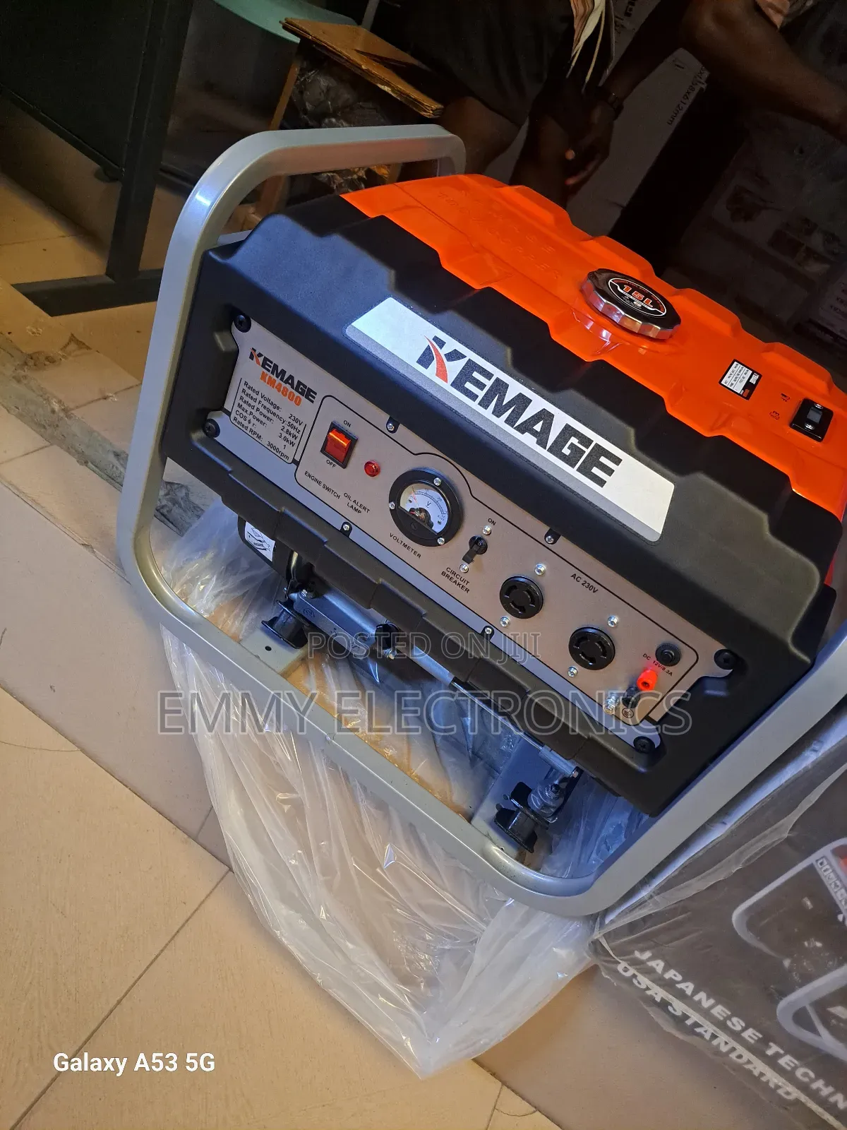 (3.5kva)% Kemage Petrol Generator Model Km4800m