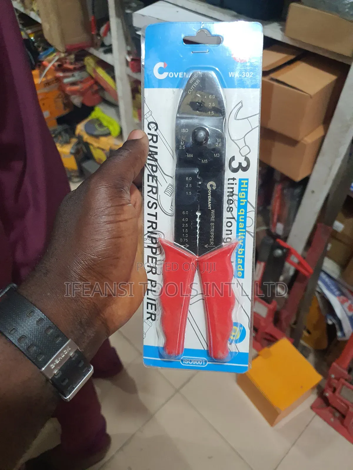 Crimping Tool Cable Log Pliers