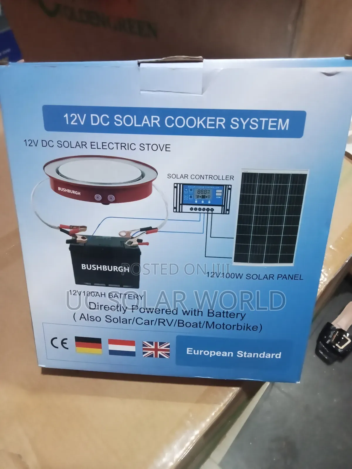 Bush Burgh Solar Dc Electric Stove.