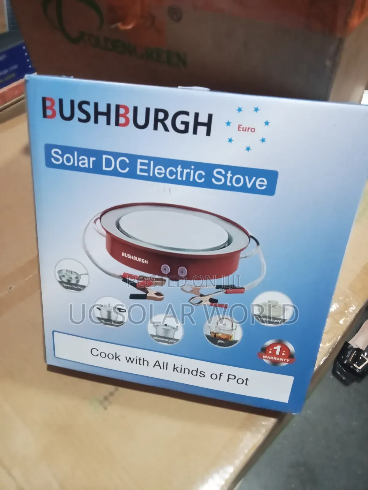 Bush Burgh Solar Dc Electric Stove.