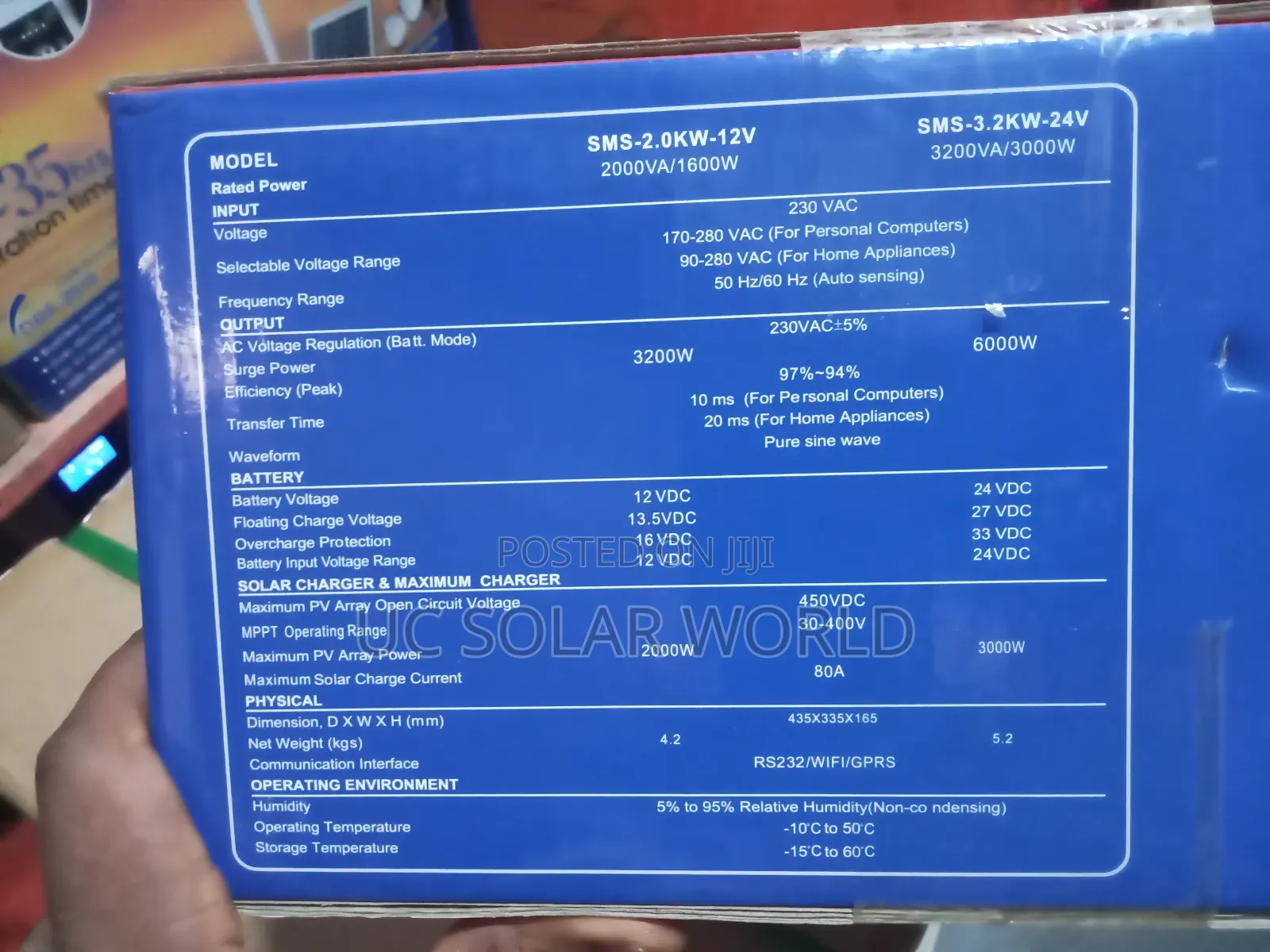 SMS 2kva 12v Solar Inverter