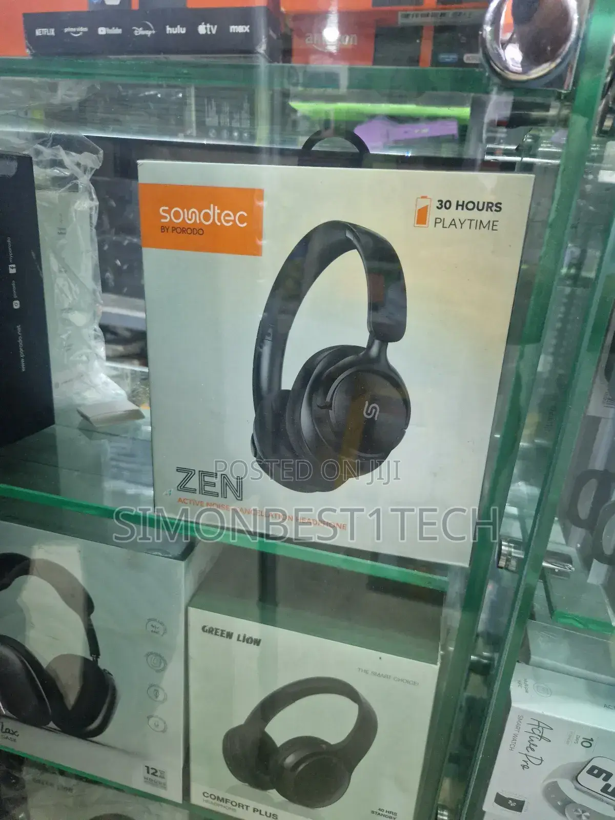 Brand New Porodo Soundtec Greenlion Headset