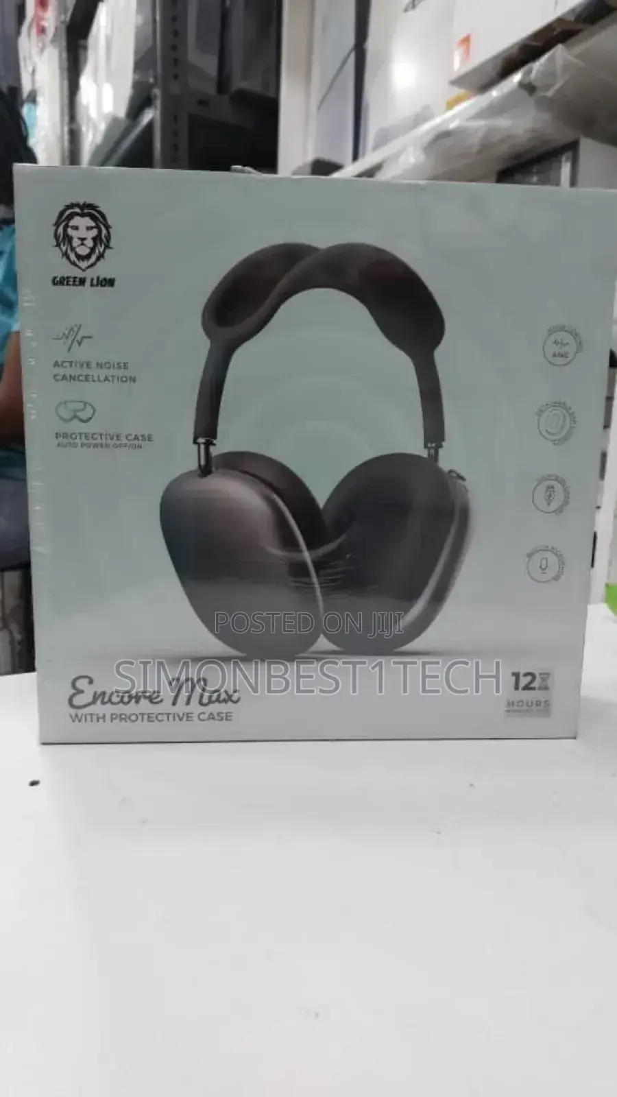 Brand New Echo Max Greenlion Headset