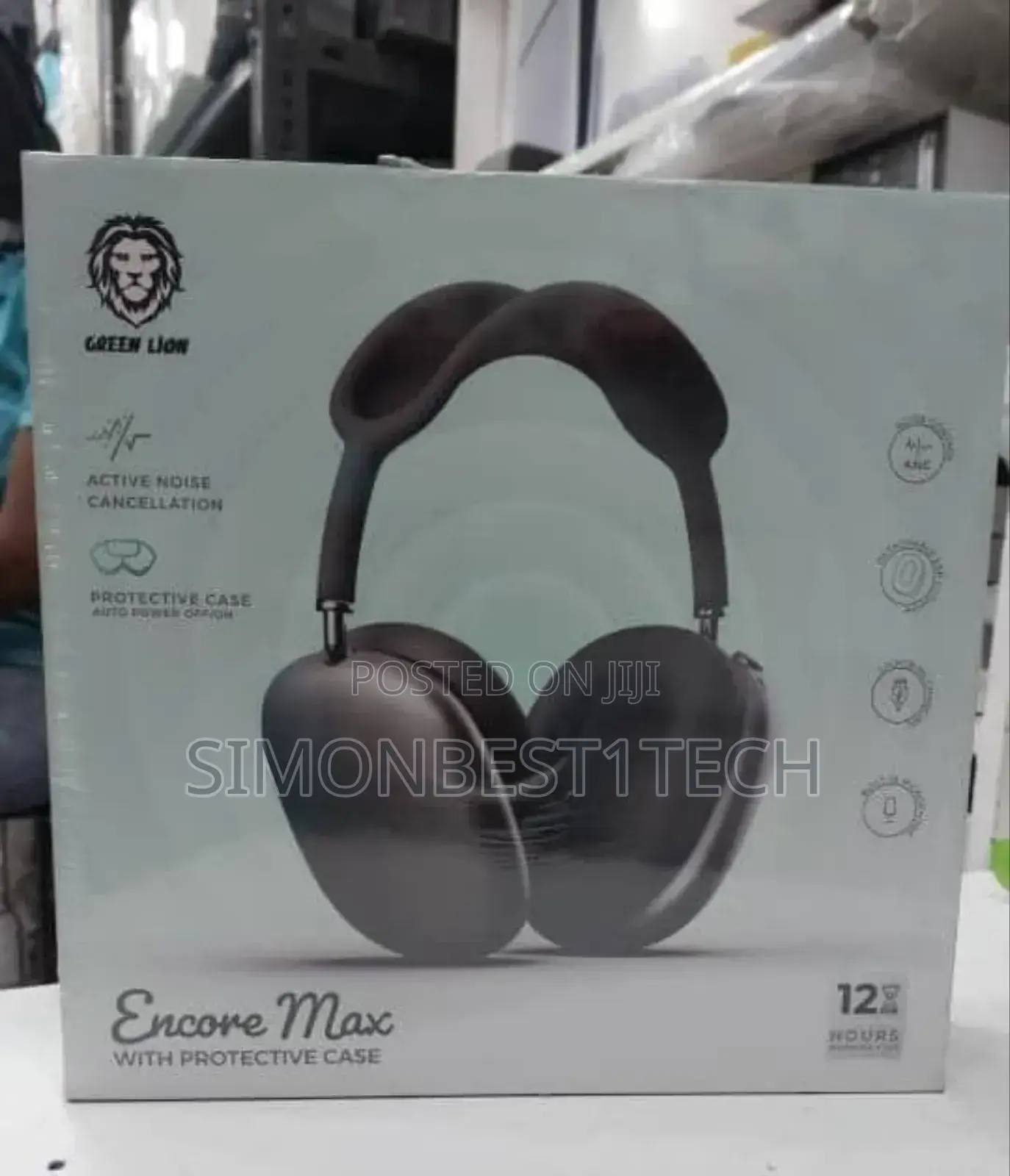 Brand New Echo Max Greenlion Headset