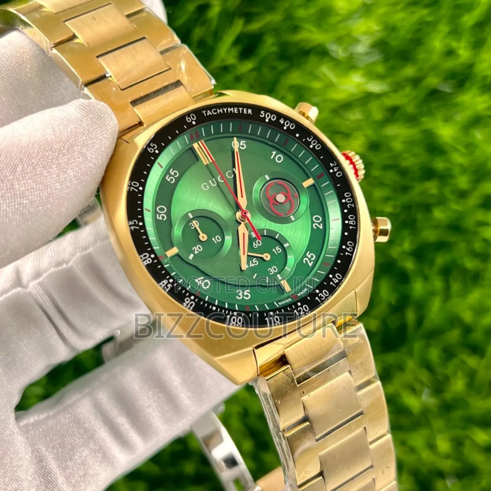 Original Gucci Gold Stainless Steel Watch Available in Store