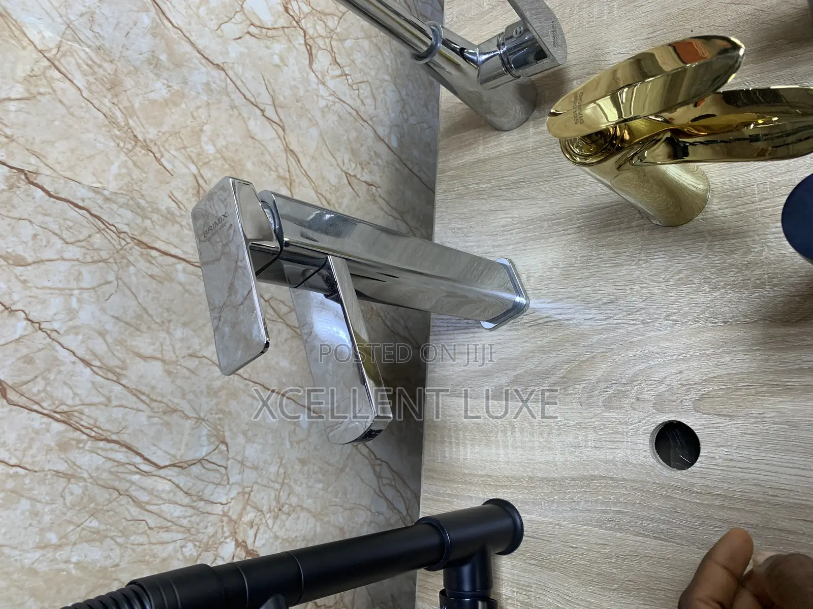 Long Neck Square Basin Mixer Tap