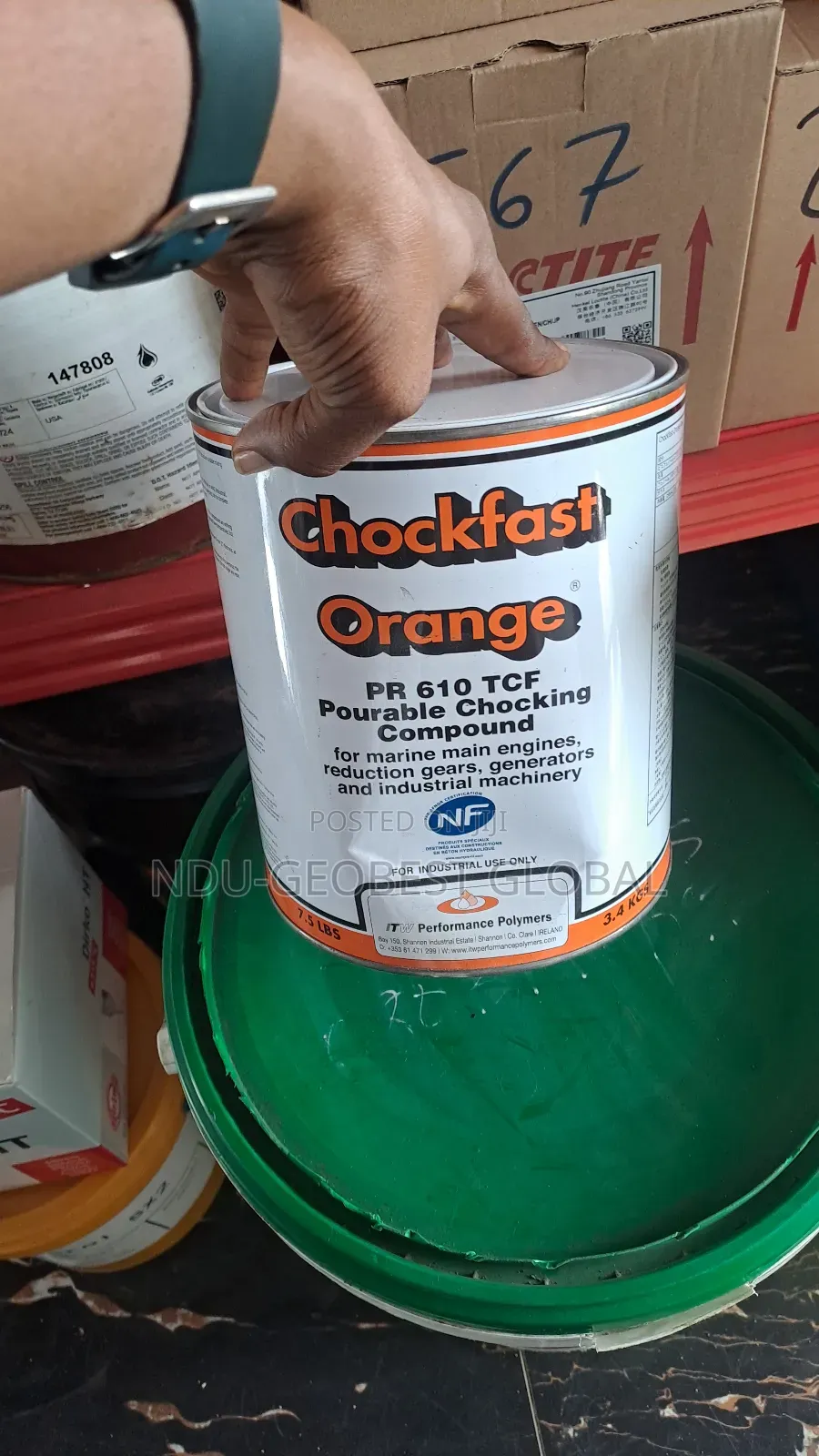 Chockfast Orange Epoxy Gum (3.4kg)