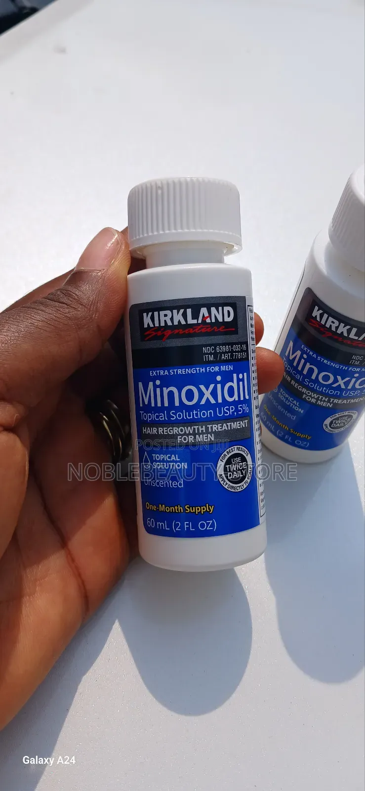 Original Minoxidil and Derma Roller