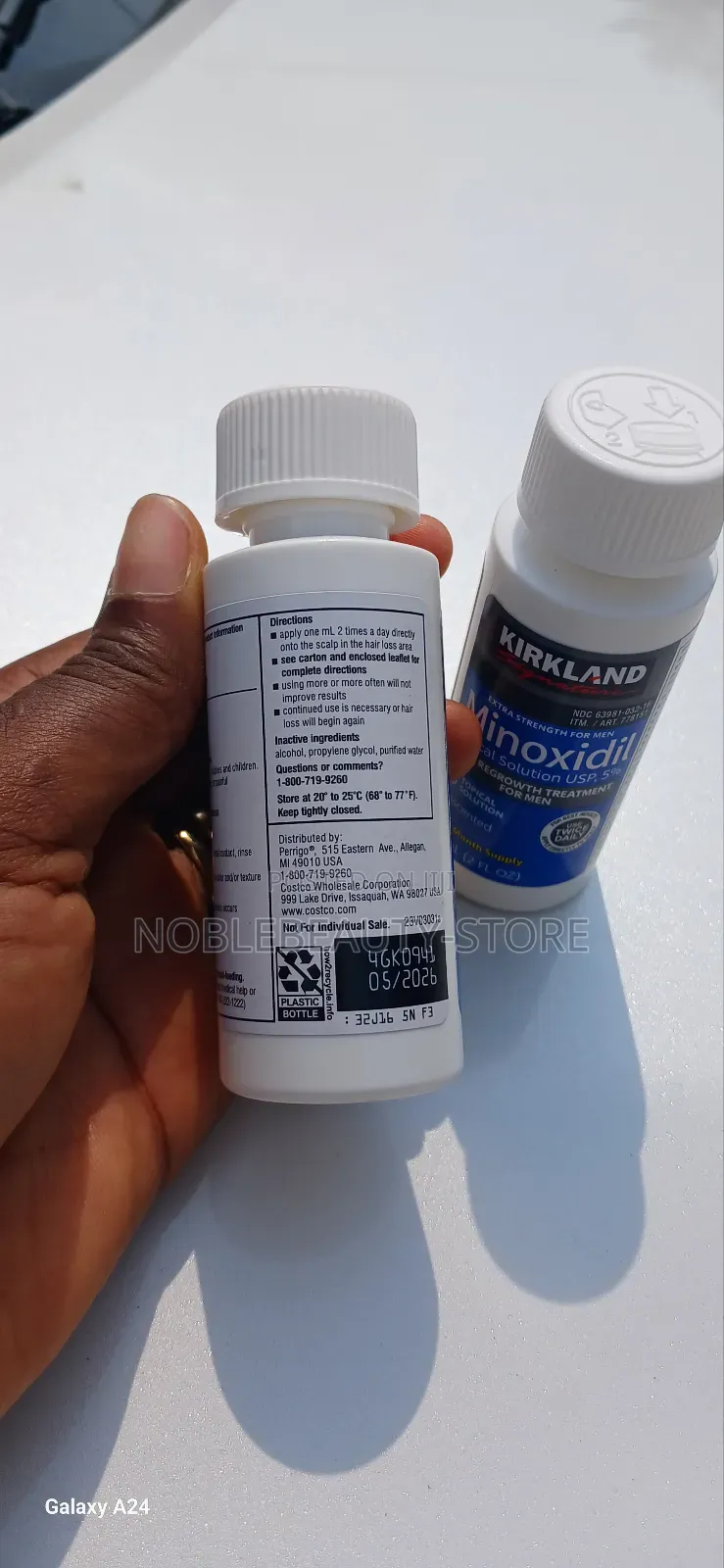 Original Minoxidil and Derma Roller