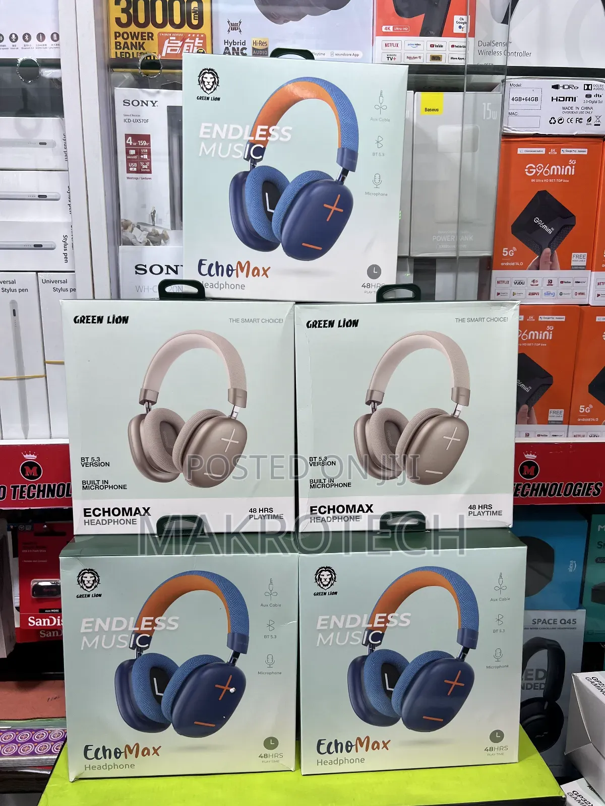 Green Lion Echomax Headphone - Blue Orange