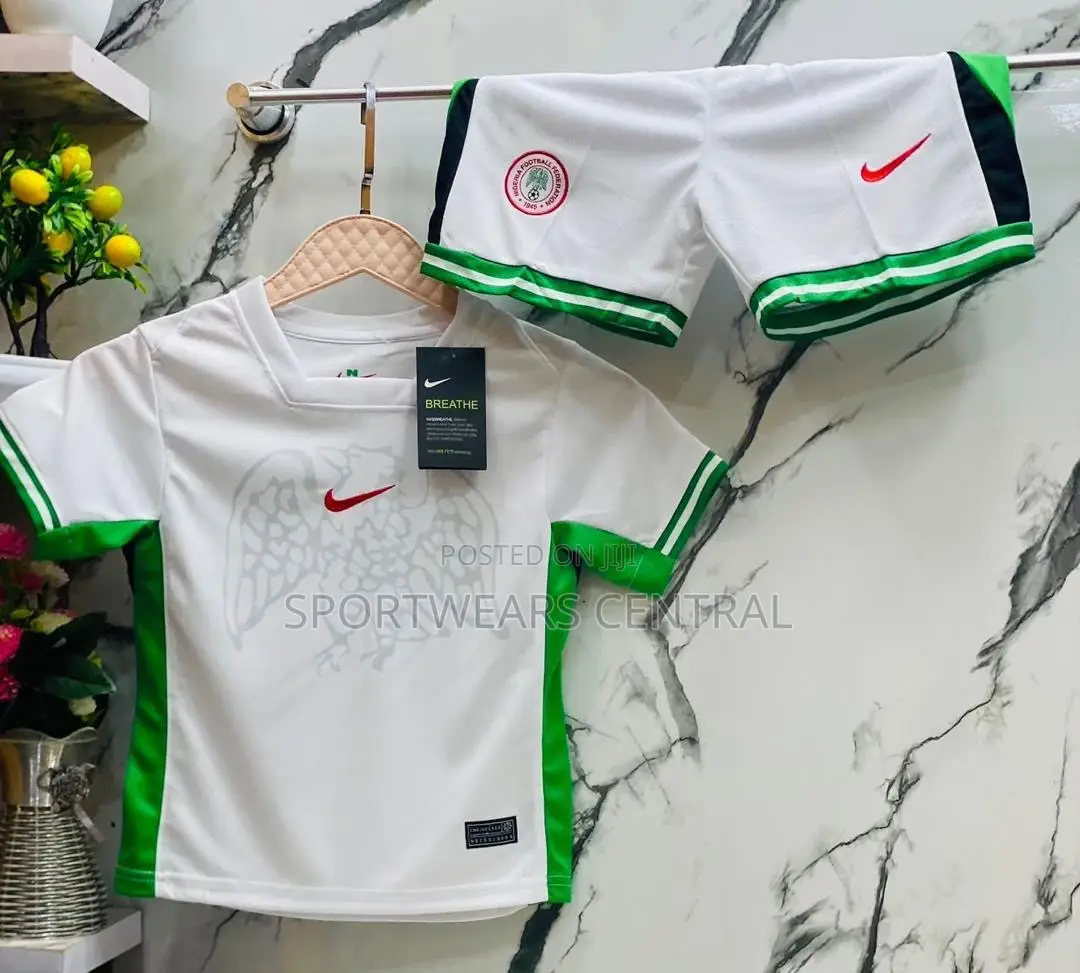 Nigeria Children 2024/2025 Away White Jersey