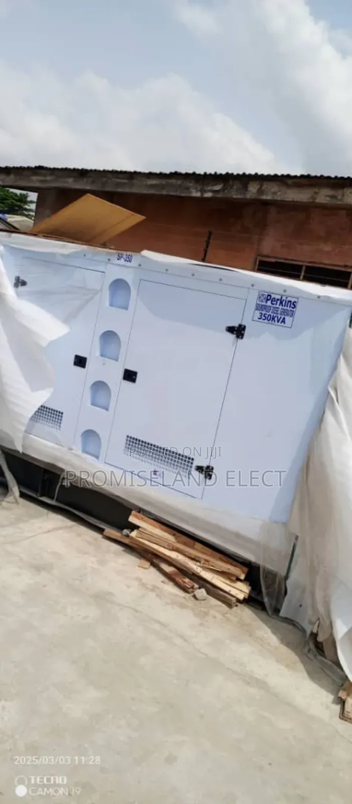 Perkins 350 Kva Sound Proof Generator