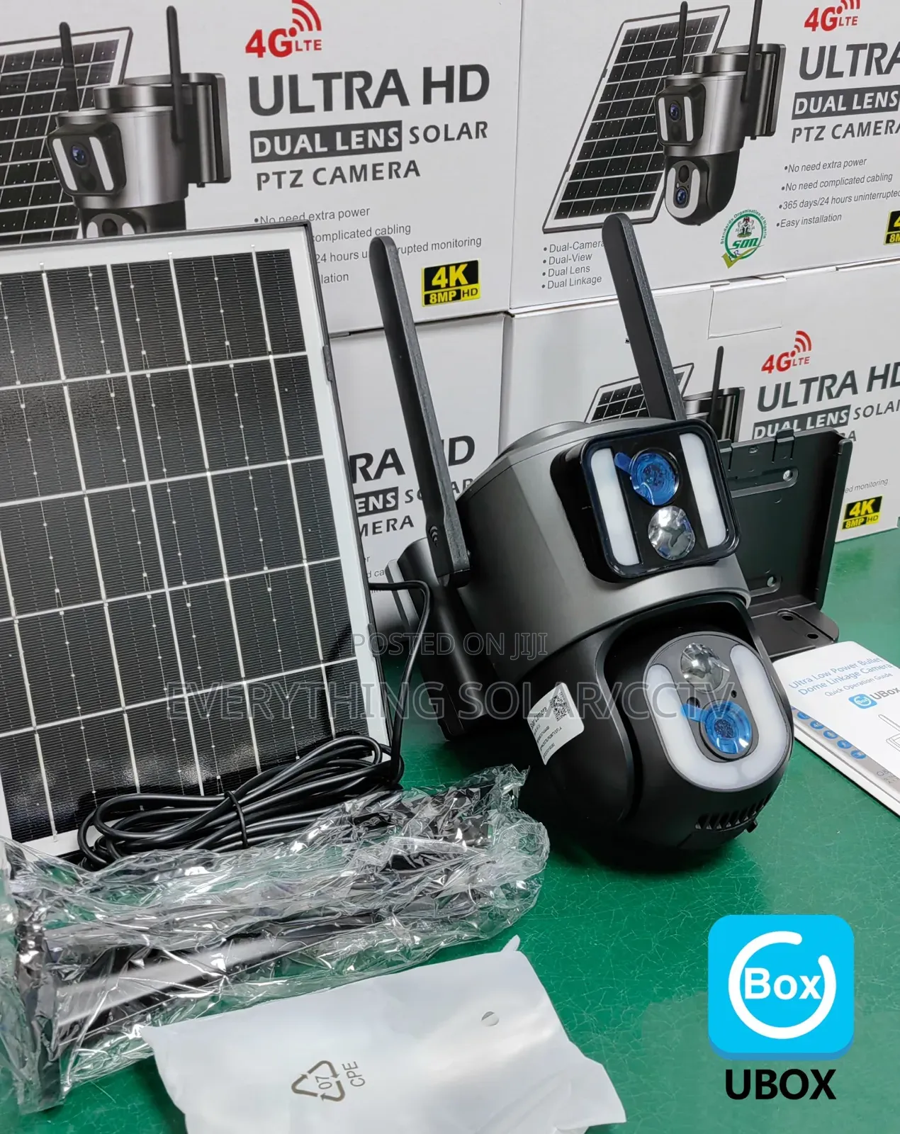 Solar Camera Dual View 8mp