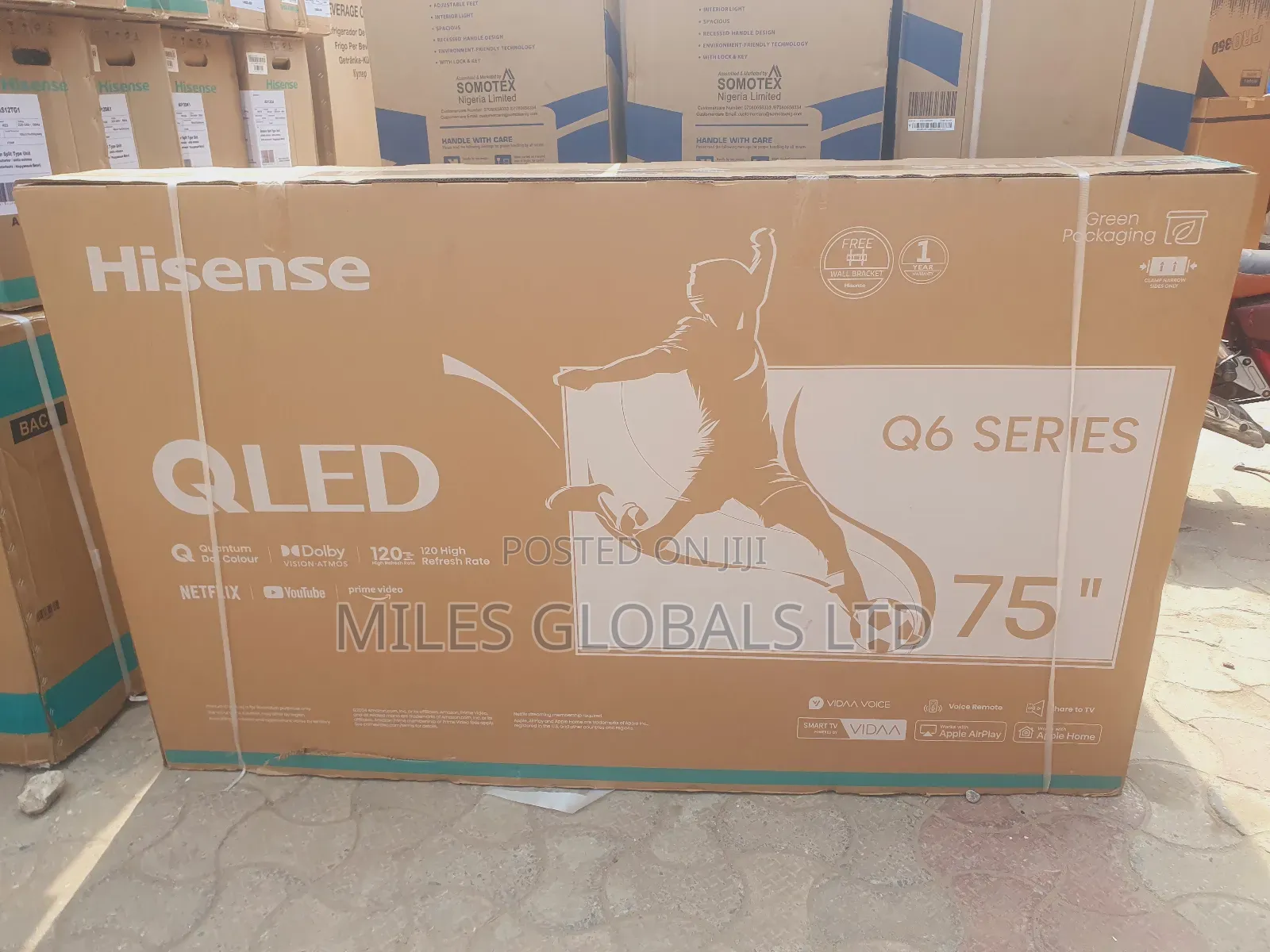 Hi-Sense Qled 75"Inches Television