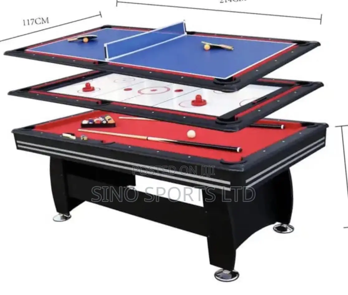 3in1 Snooker Pool Table