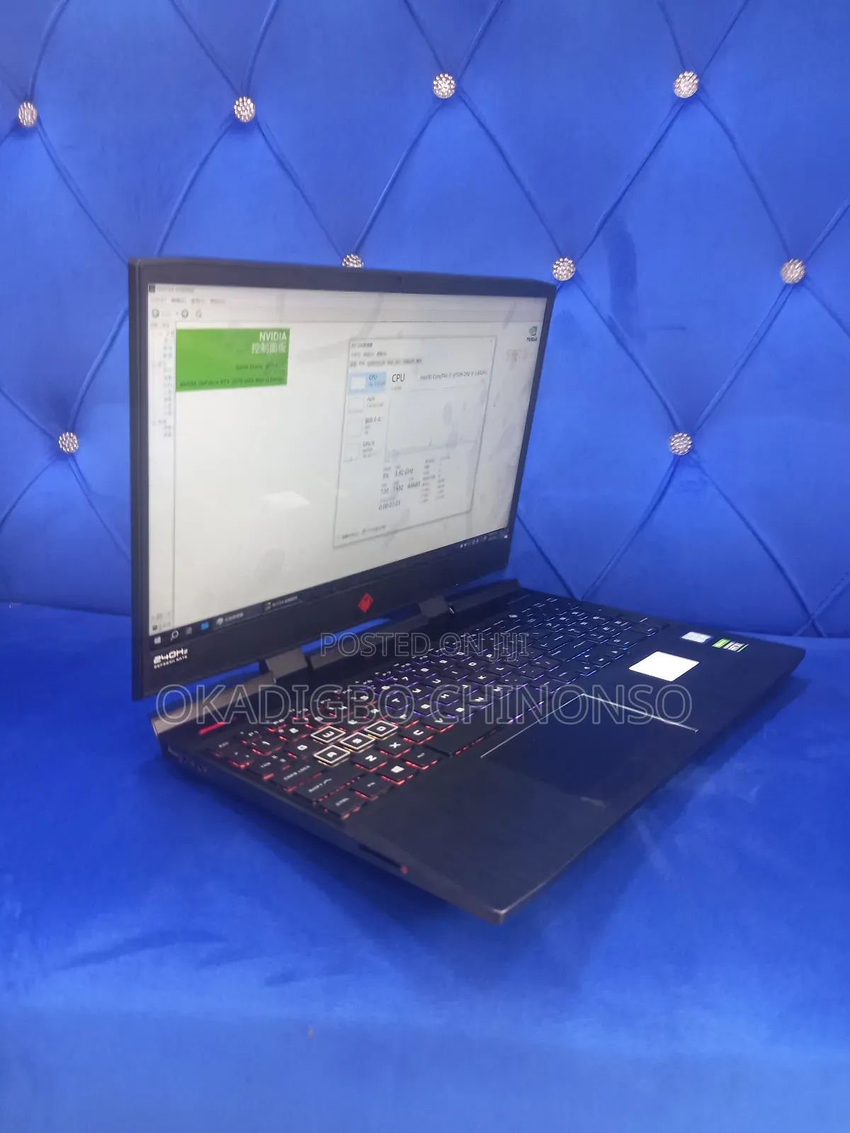 Laptop HP Omen 15-Dh002nr 16GB Intel Core I7 SSD 512GB