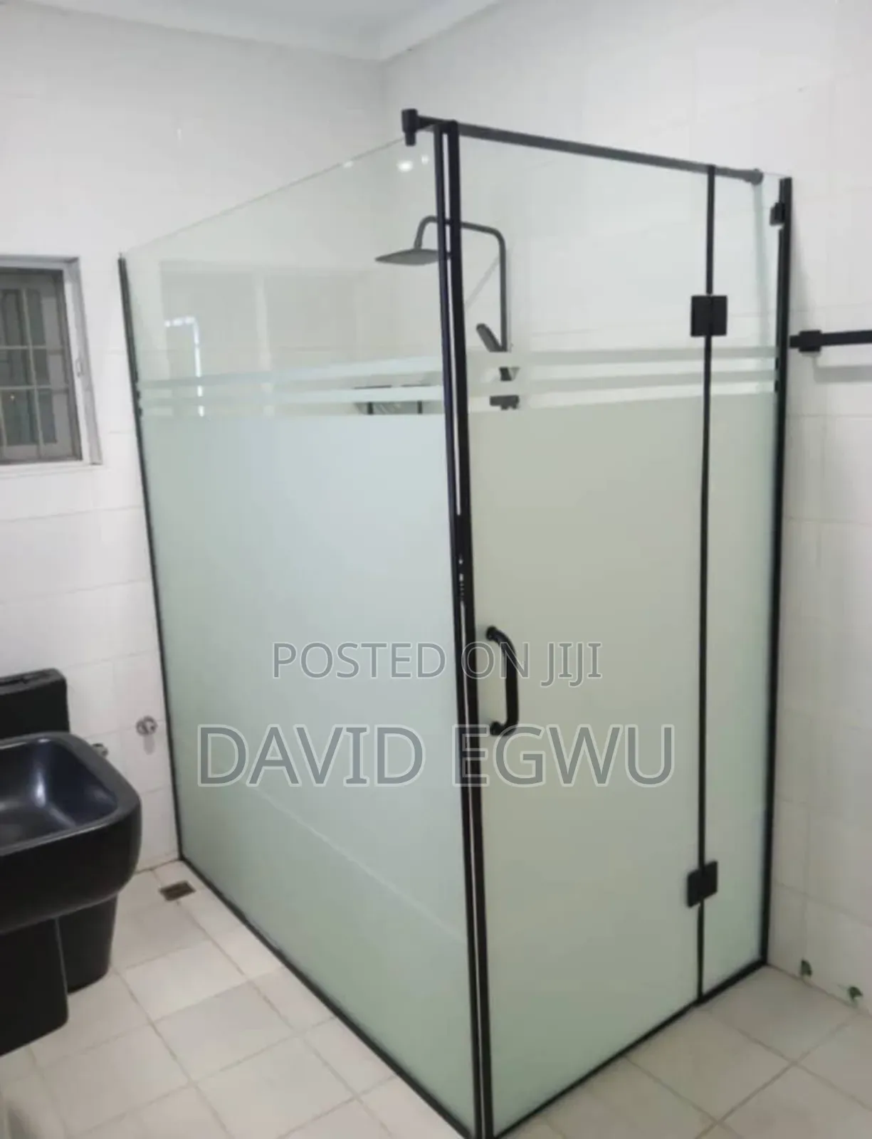 Hinged Door Glass Shower Glass