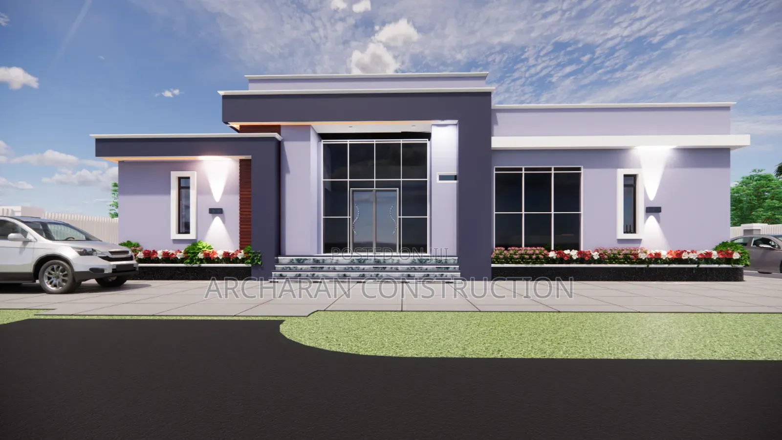 Architectural Drawing, Structural Drawing of Duplex Design