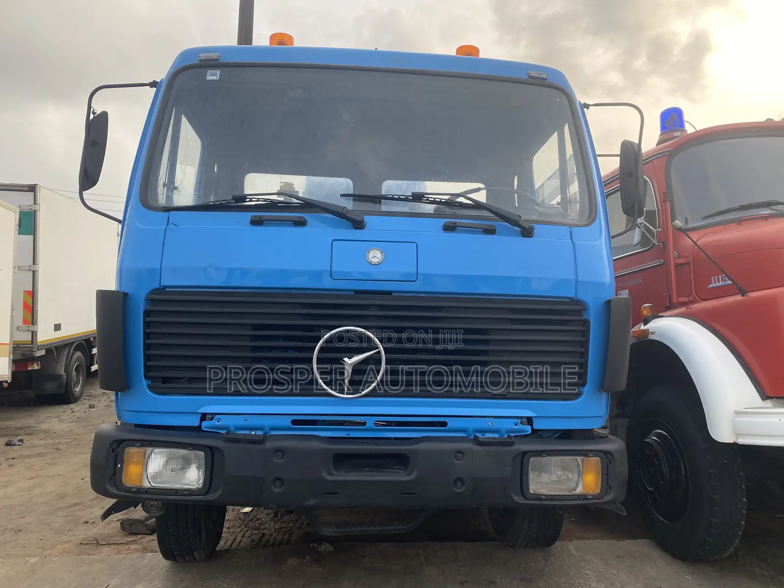 Mercedes Benz Water Tank Truck Blue
