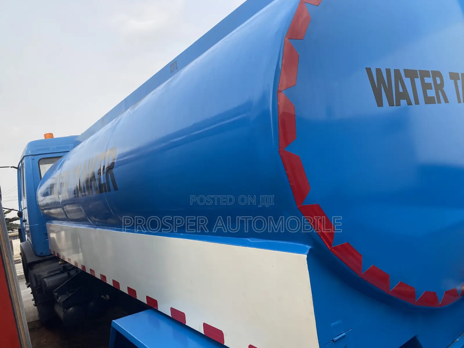 Mercedes Benz Water Tank Truck Blue