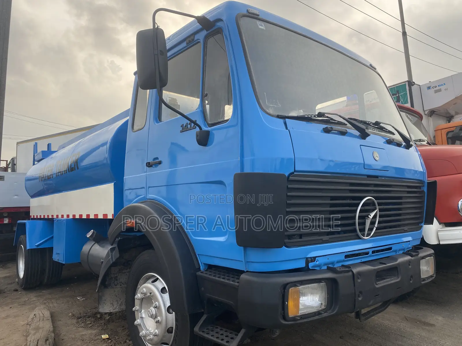 Mercedes Benz Water Tank Truck Blue