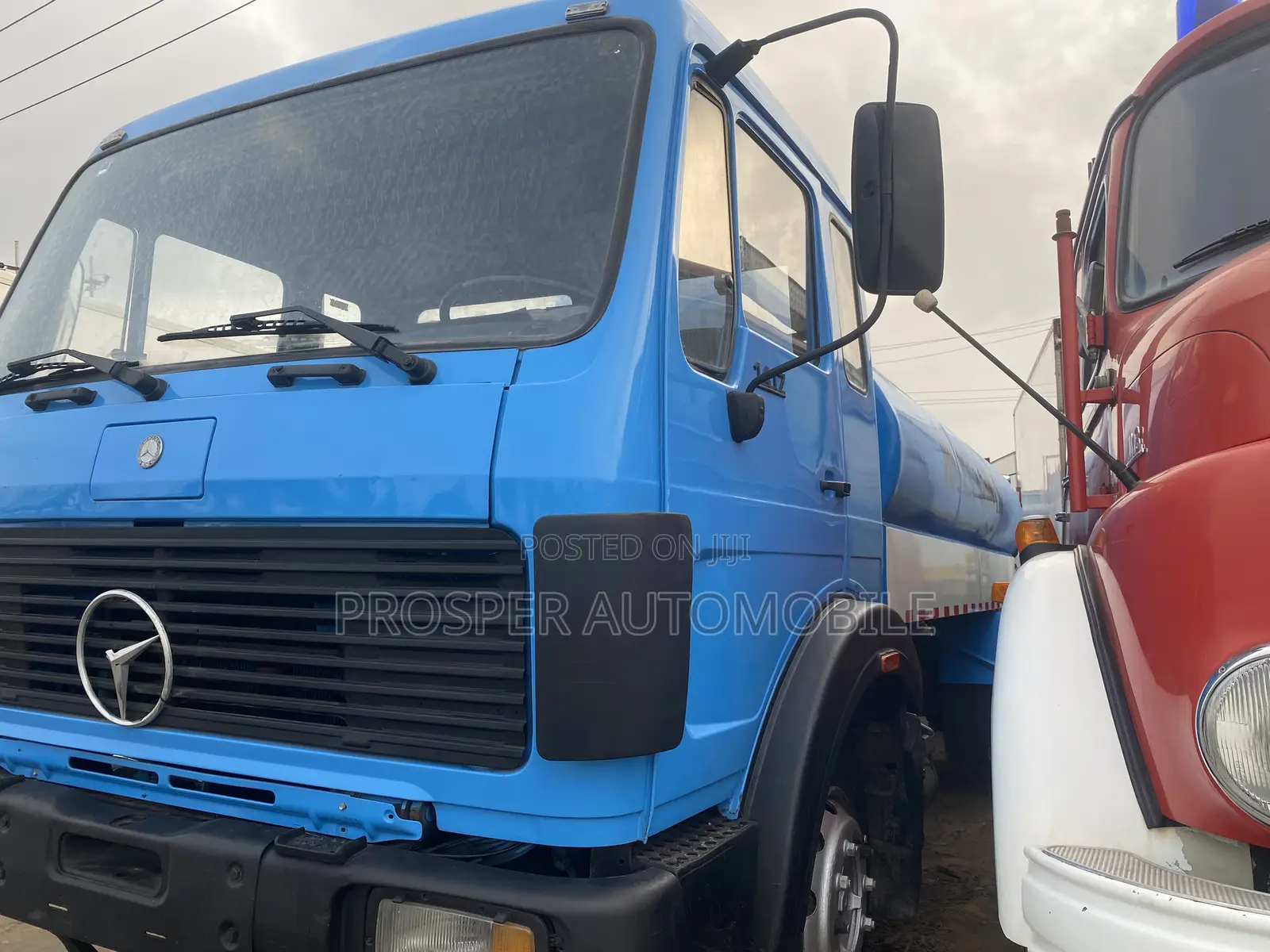 Mercedes Benz Water Tank Truck Blue
