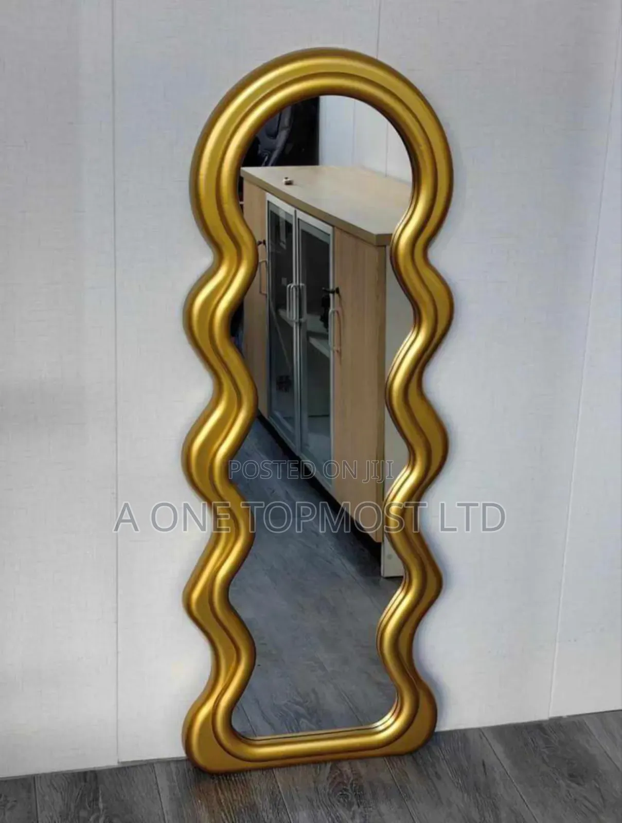 Wave Gold Mirror