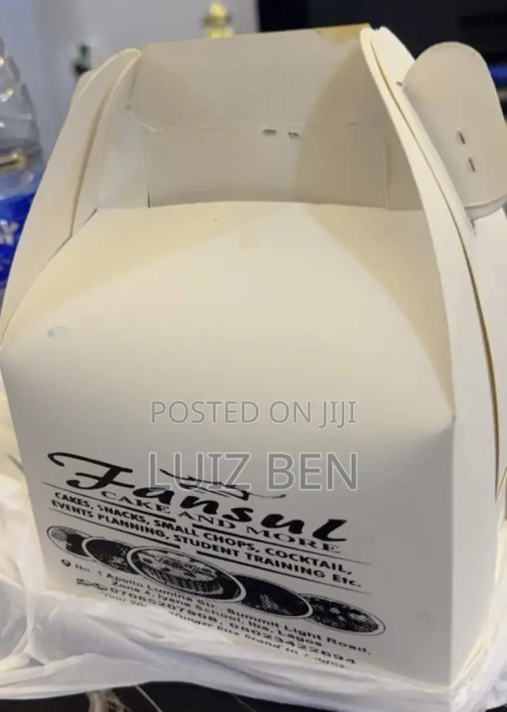 Neat Set of Corrugated Cartons, Pizza and Food Boxes