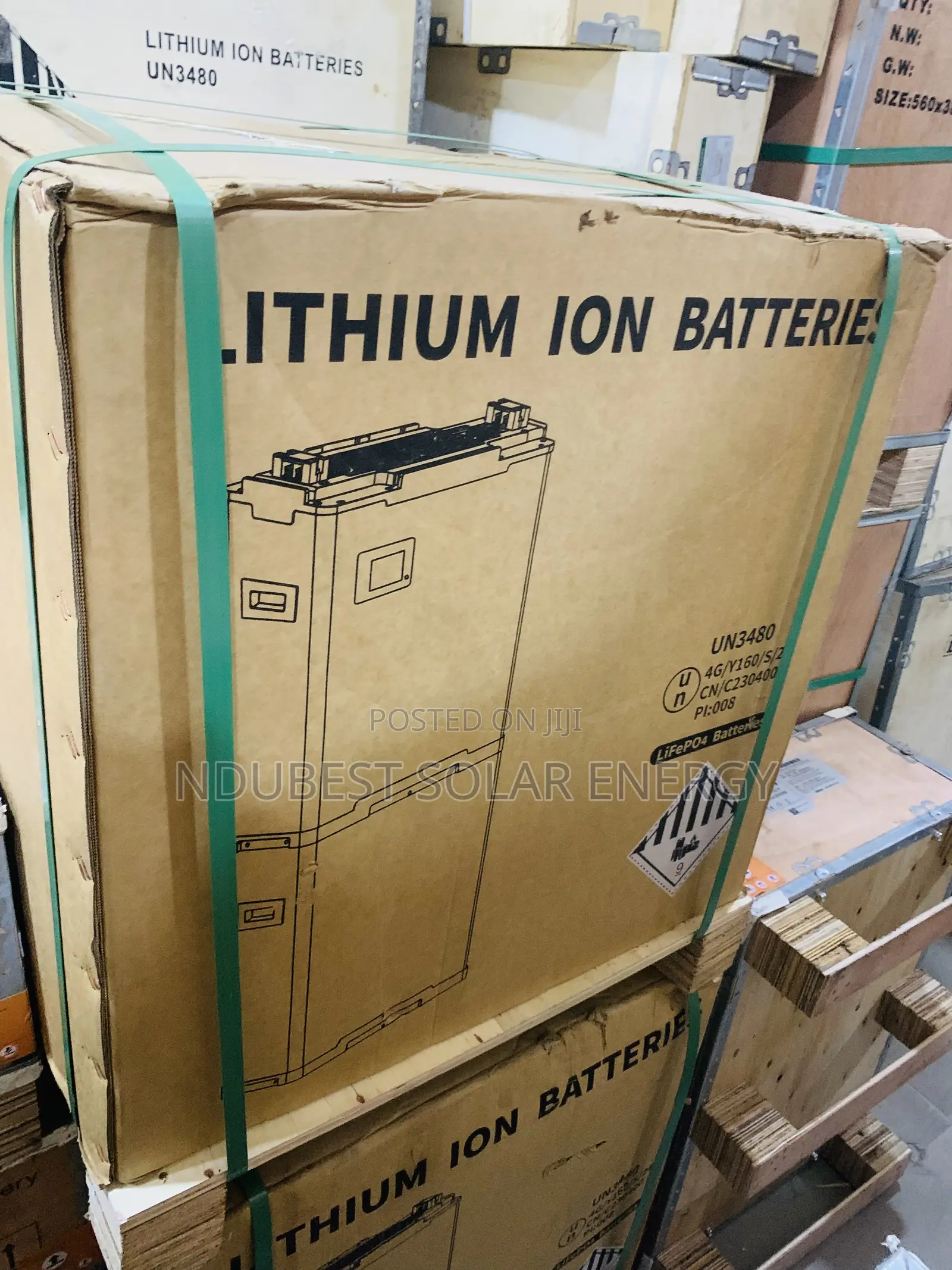 15kwh 51.2v Blue Carbon Lithium Ion Battery