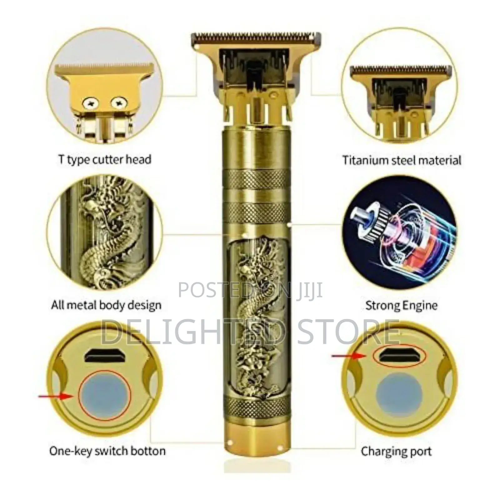 Professional Rechargeable Hair Clipper/Trimmer
