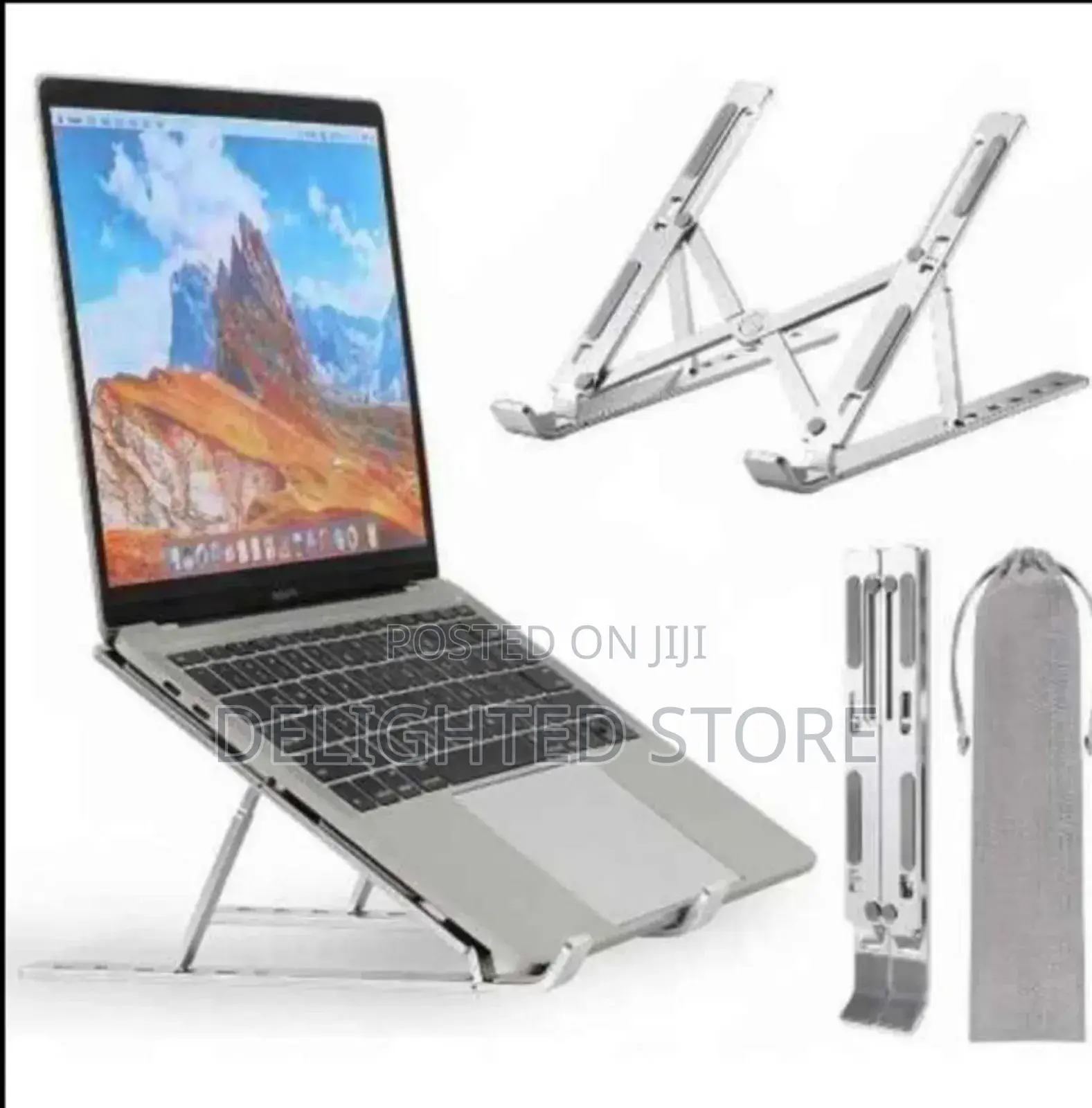 Stainless Steel Foldable Laptop Stand