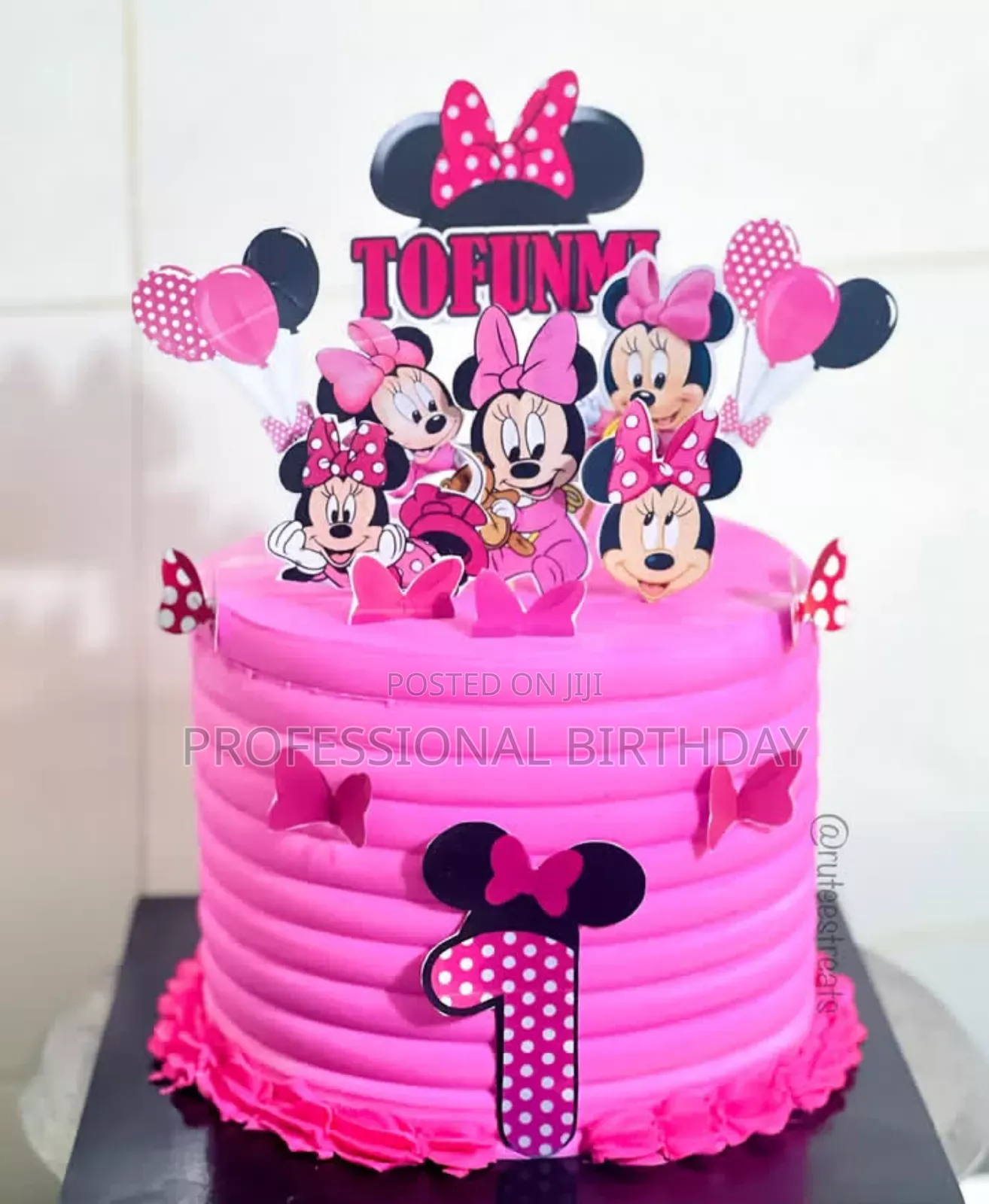 Mickey Mouse Cake. Lagos, Nigeria.